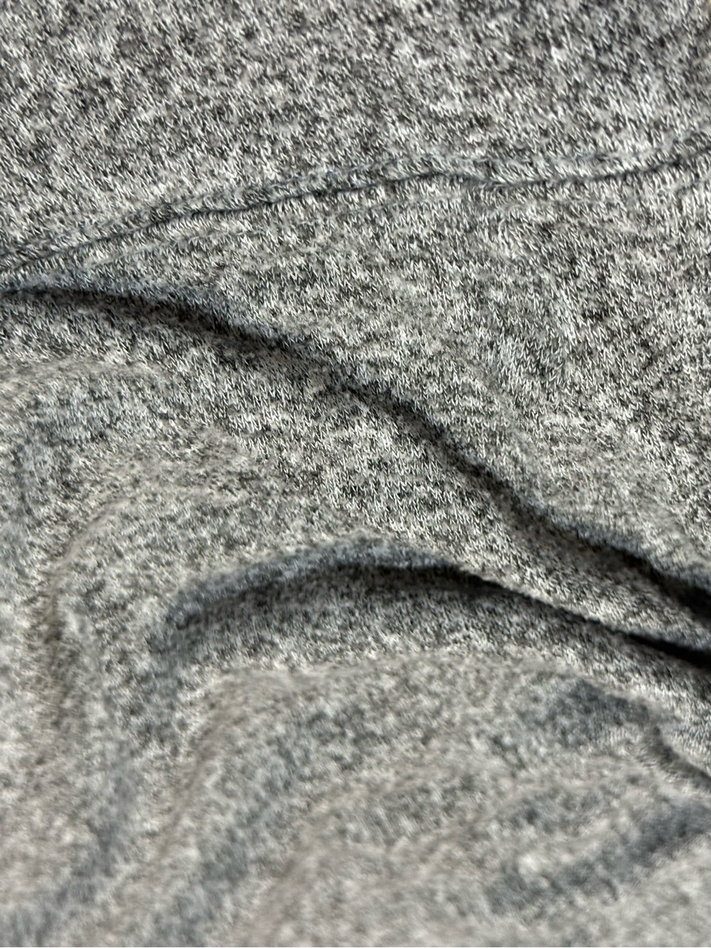 Urban Outfitters Gray Soft Knit Cropped Zip Up Hoodie Lounge Jacket | Small - Picture 9 of 15